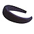 Retro Thicken Padded Velvet Glitter Wide Chunky Hair Band/ HeadBand/ Alice Band in Midnight Blue - view 6