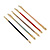 Set of 5 Multicoloured Enamel Hair Slides In Gold Tone - 65mm Long - view 4