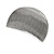 Gunmetal Finish Scratched Crescent Hair Claw/ Clamp - 60mm Across - view 9