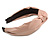 Wide Chunky Pastel Pink PU Leather, Faux Leather Knot Hair Band/ HeadBand/ Alice Band - view 7