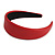 Red Wide Chunky PU Leather, Faux Leather Hair Band/ HeadBand/ Alice Band