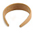 Beige Wide Chunky PU Leather, Faux Leather Hair Band/ HeadBand/ Alice Band - view 5