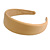 Beige Wide Chunky PU Leather, Faux Leather Hair Band/ HeadBand/ Alice Band - view 8