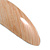 Light Brown Stripy Print Acrylic Oval Barrette/ Hair Clip In Silver Tone - 90mm Long - view 7