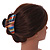 Large Shiny Multicoloured Acrylic Hair Claw/ Hair Clamp - 90mm Across - view 2