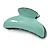 Large Pastel Mint Acrylic Hair Claw/ Hair Clamp - 9cm Across - view 8