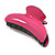 Large Bright Pink Acrylic Hair Claw/ Hair Clamp - 9cm Across - view 5
