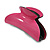 Large Bright Pink Acrylic Hair Claw/ Hair Clamp - 9cm Across - view 6