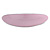 Pastel Pink Acrylic Oval Barrette/ Hair Clip In Silver Tone - 95mm Long - view 2