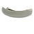 Silvery Grey Сheckered Print with Glitter Acrylic Square Barrette/ Hair Clip In Silver Tone - 90mm Long - view 7