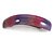 Purple/ Pink Glitter Acrylic Square Barrette/ Hair Clip In Silver Tone - 90mm Long - view 7