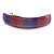 Purple/ Pink Glitter Acrylic Square Barrette/ Hair Clip In Silver Tone - 90mm Long - view 8
