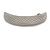 Silvery Grey Snake Print Acrylic Square Barrette/ Hair Clip In Silver Tone - 90mm Long - view 5
