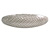 Silvery Grey Snake Print Acrylic Oval Barrette/ Hair Clip In Silver Tone - 90mm Long - view 7