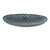 Grey Snake Print Acrylic Oval Barrette/ Hair Clip In Silver Tone - 90mm Long - view 6