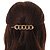 Gold Tone Multi Link Hair Slide/ Grip - 90mm Across - view 3