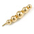 Set Of 3 Polished Ball Hair Slide/ Grip In Gold Tone Metal - 55mm Long - view 5