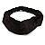 Classic Black Twisted Fabric Elastic Headband/ Headwrap - view 5