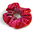 Pack Of 2 Light Chameleon Orange/ Red/ Pink/ Light Blue Snake Effect Silk Hair Scrunchies - Medium Thickness Hair - view 5