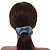 Pack Of 3 Pastel Blue/ Cream/ Beige Satin Hair Scrunchies - Medium Thickness Hair - view 4