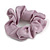 Pack Of 3 Pastel Pink/ Grey/ Purple Satin Hair Scrunchies - Medium Thickness Hair - view 7