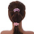 Pack Of 4 Pastel Pink/ Blue/ Purple/ Coral Velvet Hair Scrunchies - Medium Thickness Hair - view 5