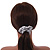 Pack Of 2 White/ Black Polka Dot Silk Hair Scrunchies - Medium Thickness Hair - view 4