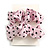 Pack Of 2 Pastel Pink/ Black Polka Dot Silk Hair Scrunchies - Medium Thickness Hair - view 5