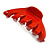 Large Orange Acrylic Hair Claw - 95mm Across - view 3