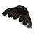 Large Black Acrylic Hair Claw - 95mm Across - view 3