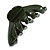 Large Military Green Acrylic Hair Claw - 95mm Across - view 3