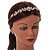 Bridal/ Wedding/ Prom Rose Gold Tone Clear Crystal Floral Tiara Headband - view 2