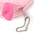Ligth Pink Little Piggy Fabric Coin Purse/ Bag Charm for Kids - 10.5cm Width - view 4