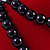 Black Simulated Pearl Costume Necklace - view 4