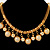 Exquisite Gold Tone Stretch Costume Necklace - view 2