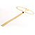 Gold Plated Hollywood Style Long Tassel Necklace - view 8