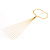 Gold Plated Hollywood Style Long Tassel Necklace - view 3