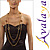 Long Statement Double Strand Necklace In Gold Plated Metal - 100cm L - view 6