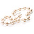 Multi-Sized Lustrous Imitation Pearl Necklace - view 6