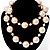 Multi-Sized Lustrous Imitation Pearl Necklace