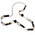 Long Oval Link Perspex Fashion Necklace