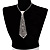 Austrian Crystal Necktie Fashion Necklace