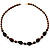 Olive Wooden&Plastic Long Beaded Costume Necklace - view 2