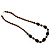 Olive Wooden&Plastic Long Beaded Costume Necklace - view 10