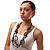 Boho Two Strand Bead Black Fashion Necklace - view 7