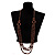 Long Multi Strand Wooden Bead Necklace - view 9