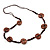 Boho Long Beaded Wooden Fashion Necklace - view 3