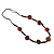 Boho Long Beaded Wooden Fashion Necklace - view 5