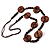 Boho Long Beaded Wooden Fashion Necklace