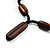 Wood Nugget Cord Necklace - view 6
